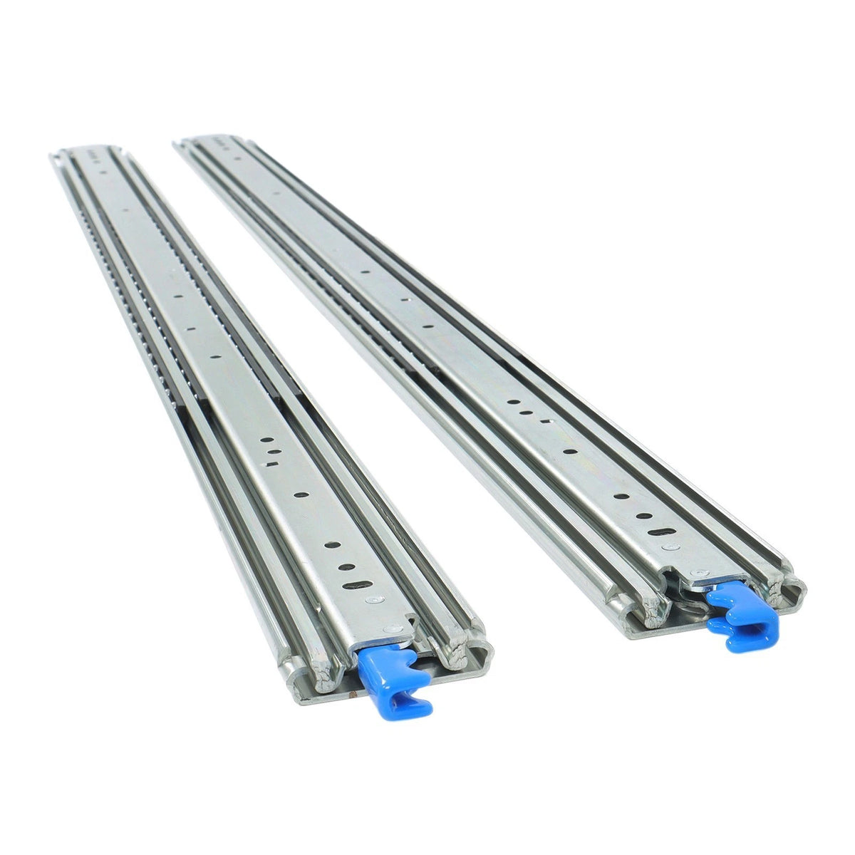 1 Pair Locking Drawer Slides for Universal Use (48 Inch, 500 lbs Capacity)
