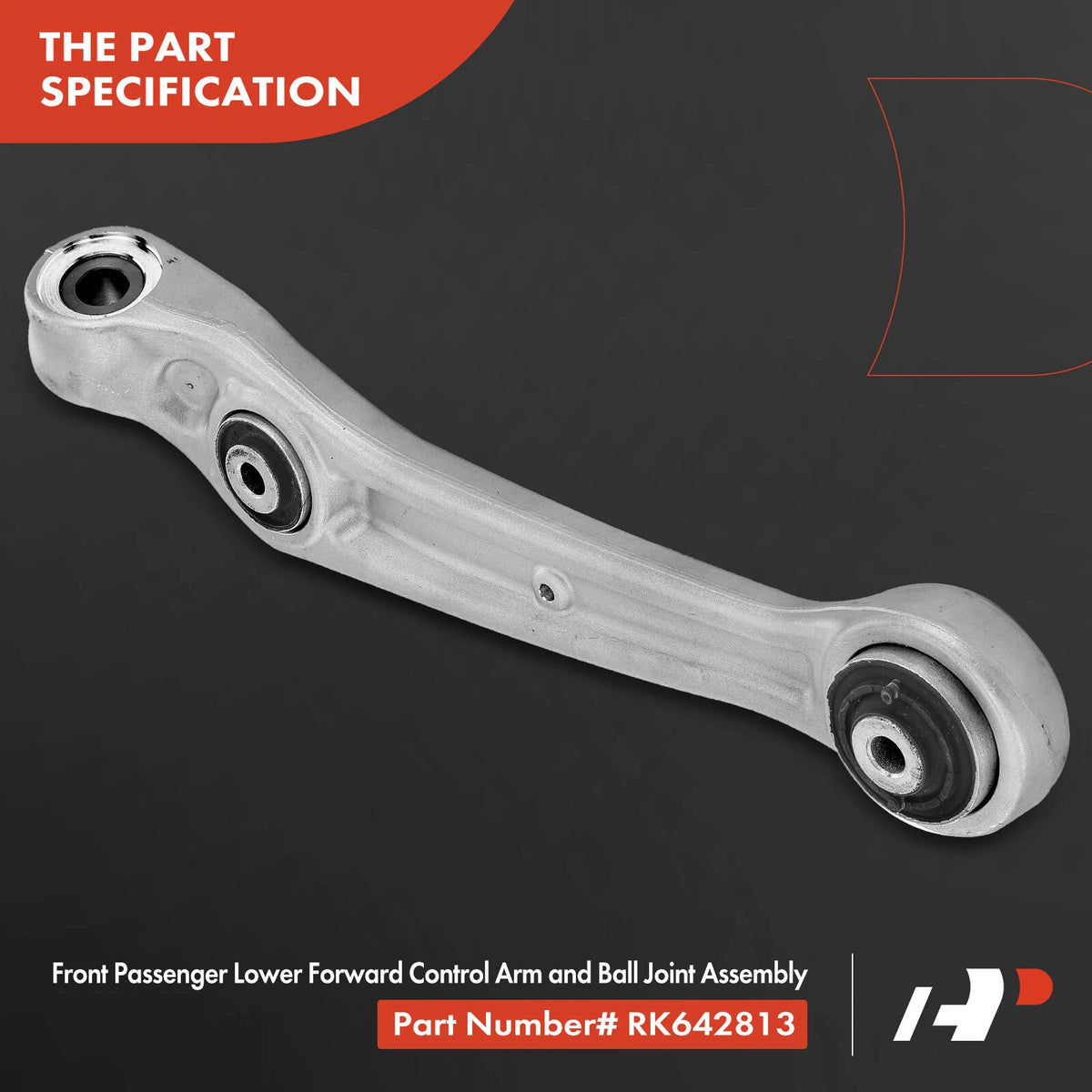 Front Right Lower Control Arm for Audi S8 A8 Quattro (2013–2018) 4H0407152A 4H0407152B 4H0407152C RK642813