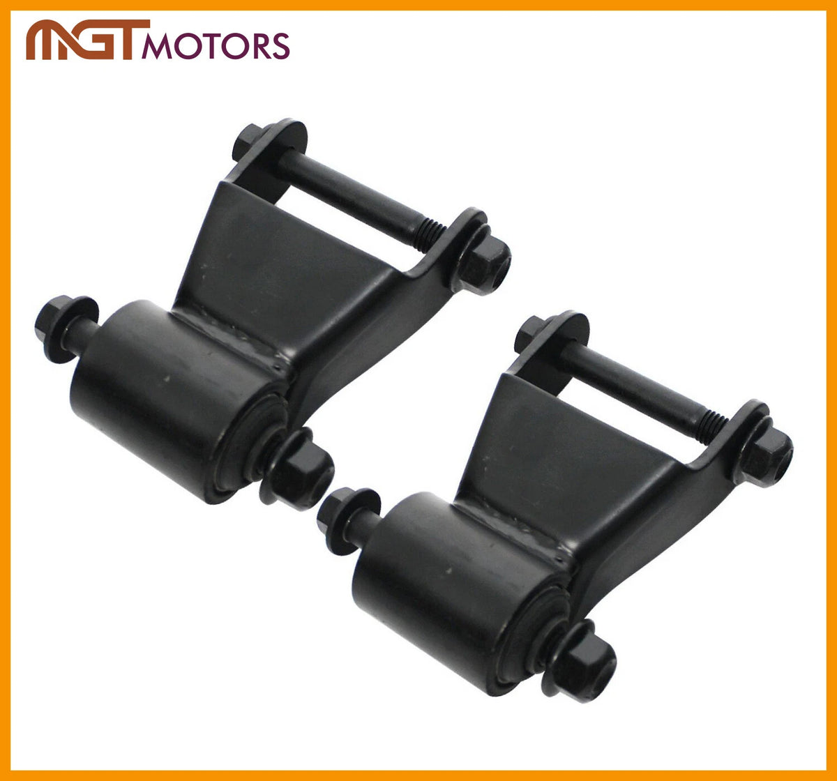Pair Leaf Spring Shackle Repair Kit for Chevy GMC 2500 2001–2010 722-030