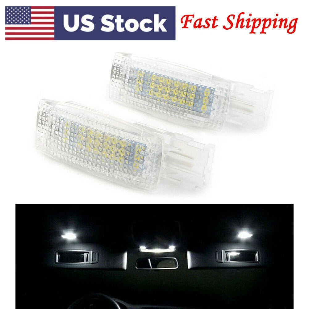 2X LED Vanity Mirror Light for VW Golf Jetta Passat
