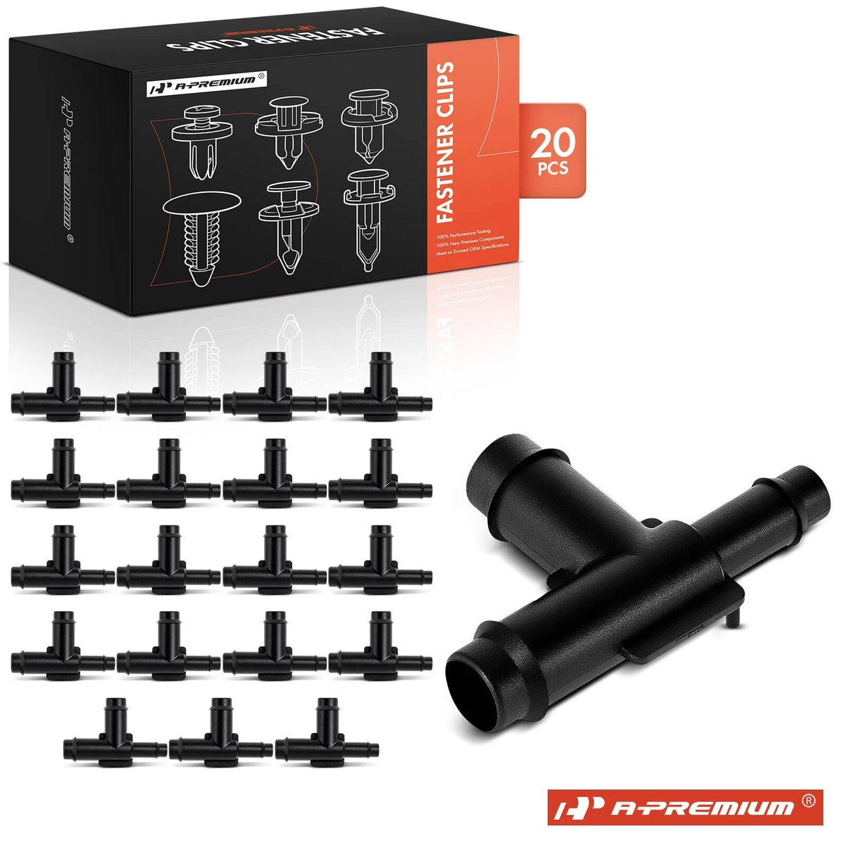 3X 3-Way Vacuum T Connector for Buick Chevy (472815, 801471, 12922)