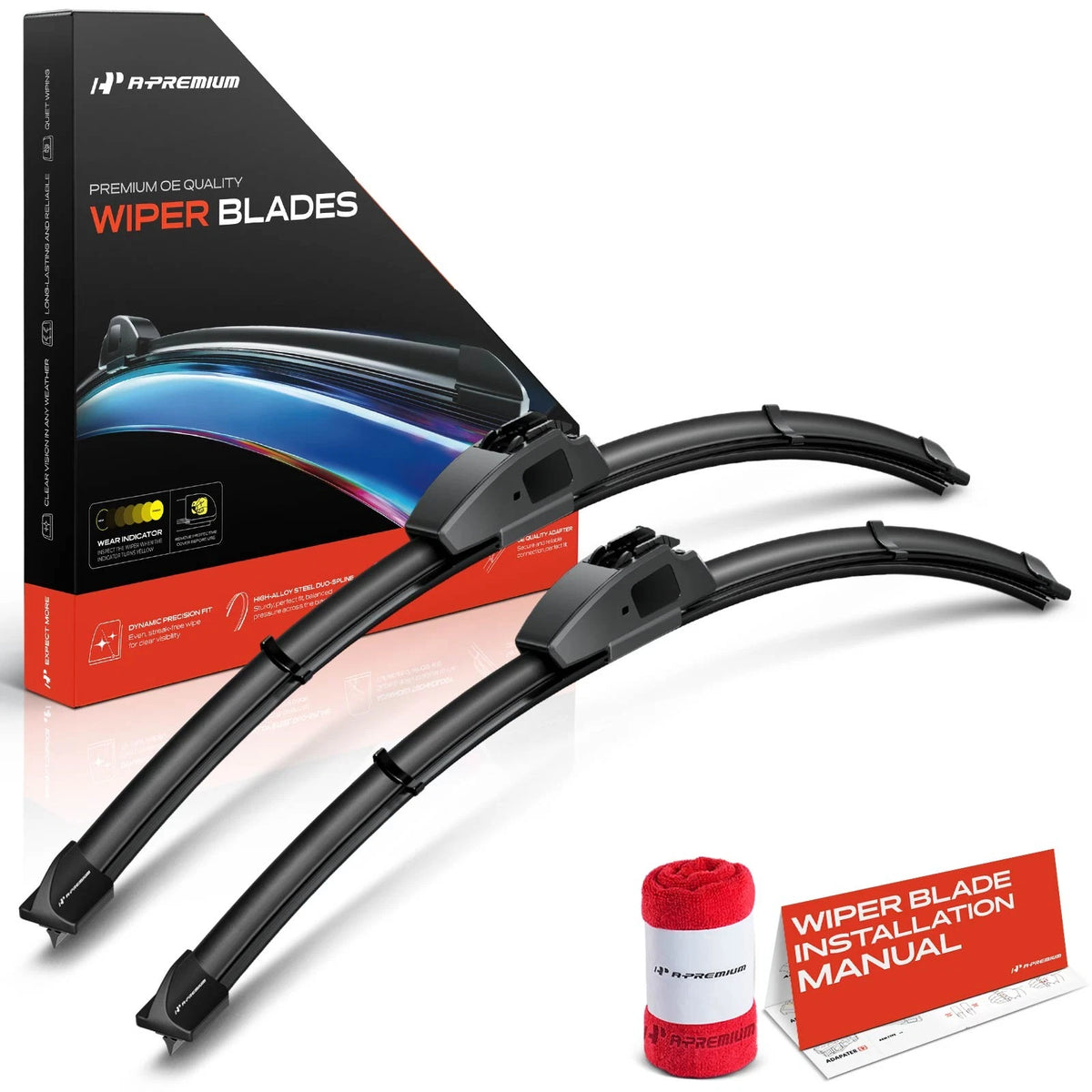 2X Front 24" & 20" Windshield Wiper Blades for Hyundai Genesis (2012–2014)