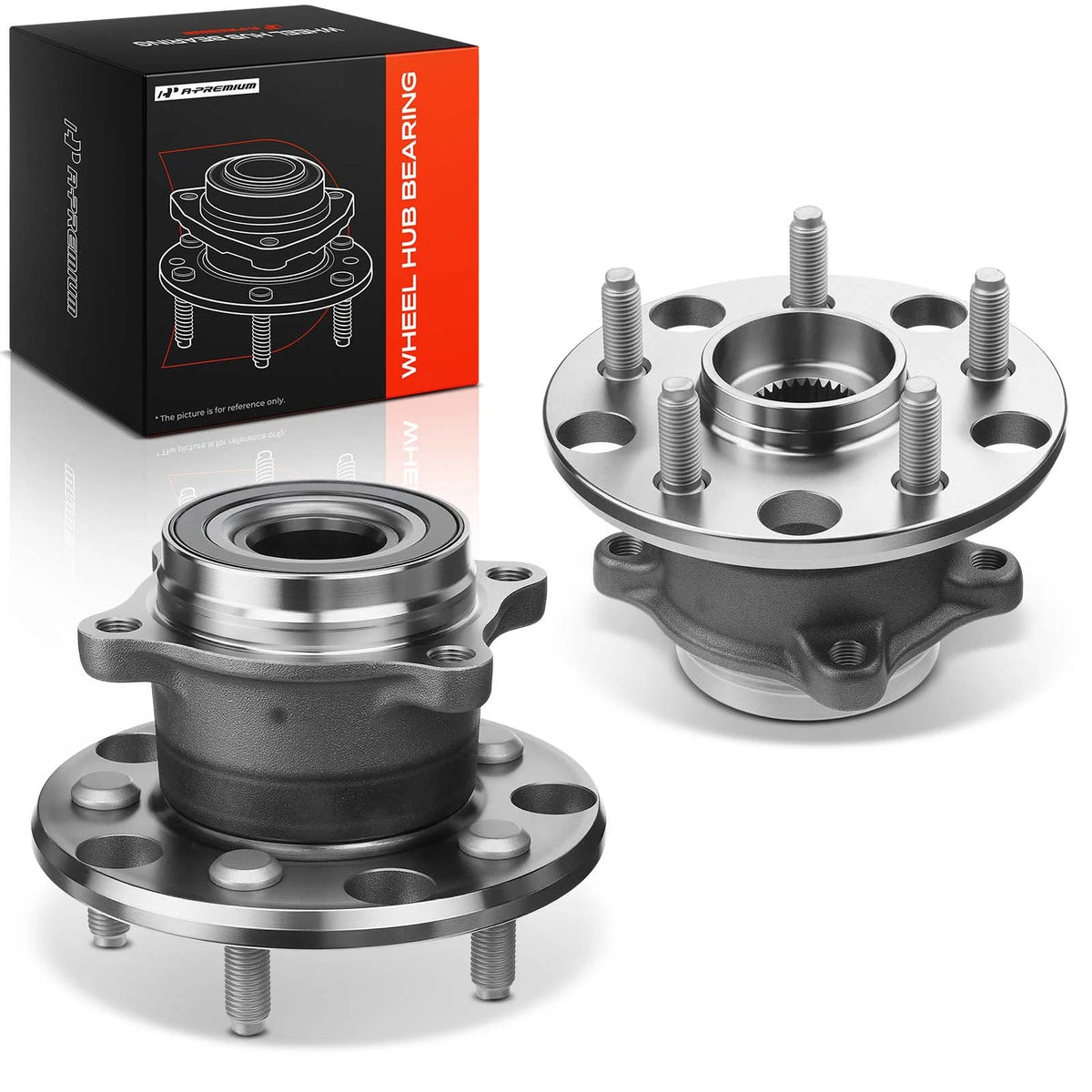 2X Rear Wheel Hub & Bearing Assembly for Lexus IS250 GS350 RC350 (2014–2015) HA590514, 512546