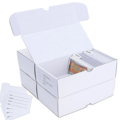 4X Trading-Card Storage Box for Cardboard (400 Count)