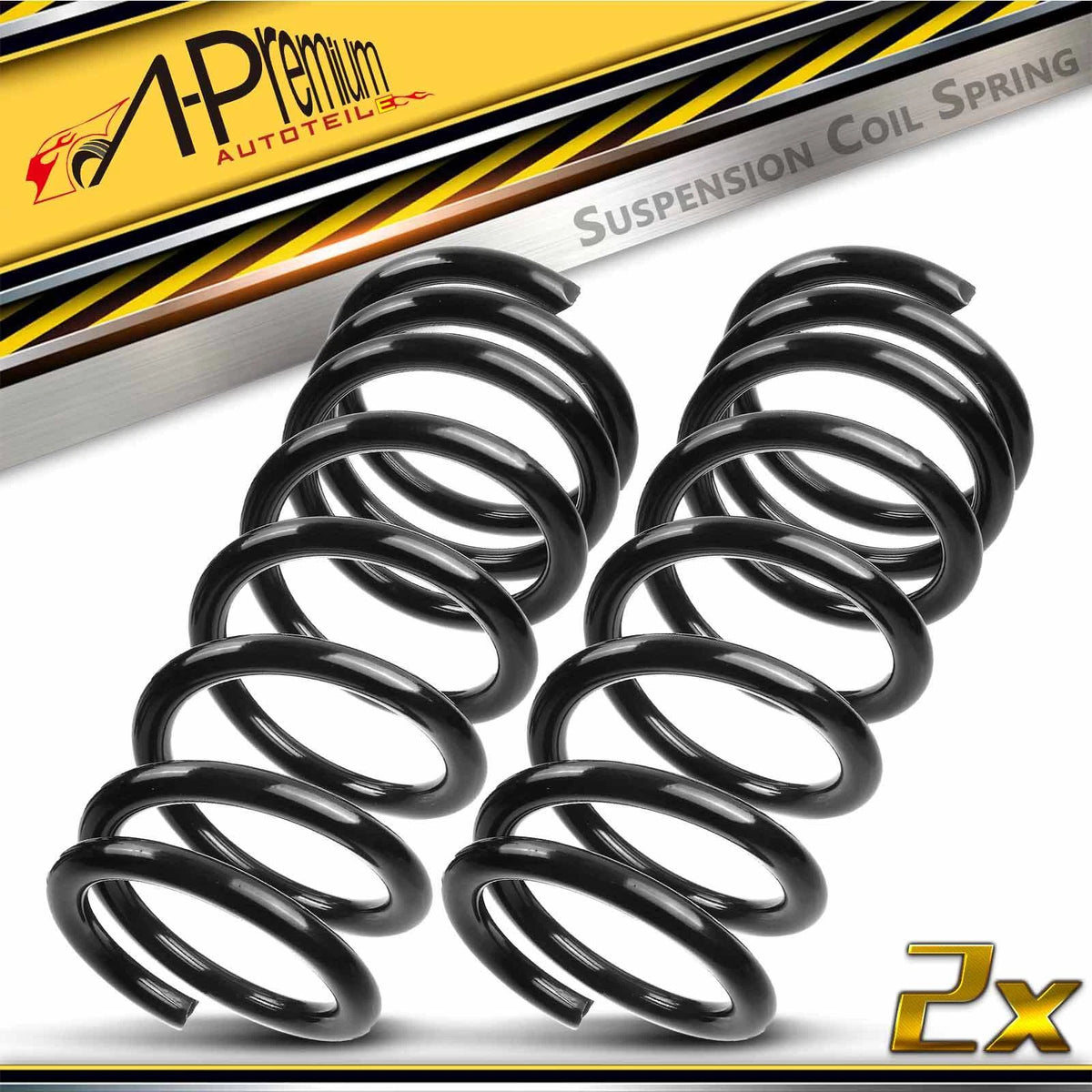 2X Front Coil Springs for Dodge Ram 3500 Ram 2500 (1994–2002) 52039038, CC1710