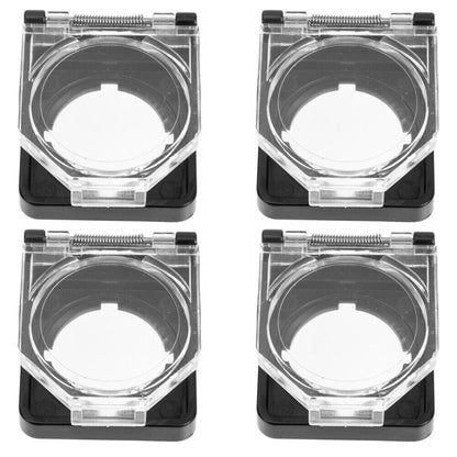 4Pcs Outlet Protector Button Guard for Electrical Light Switches Doorbell