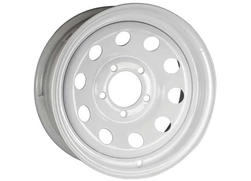 14"x6" White Modular Trailer Rim for BP 5x4.5 (RT3724WM)