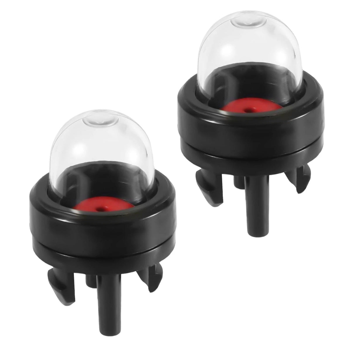 2X Snap in Primer Bulb Pump for Carburetor M (Black, Red)