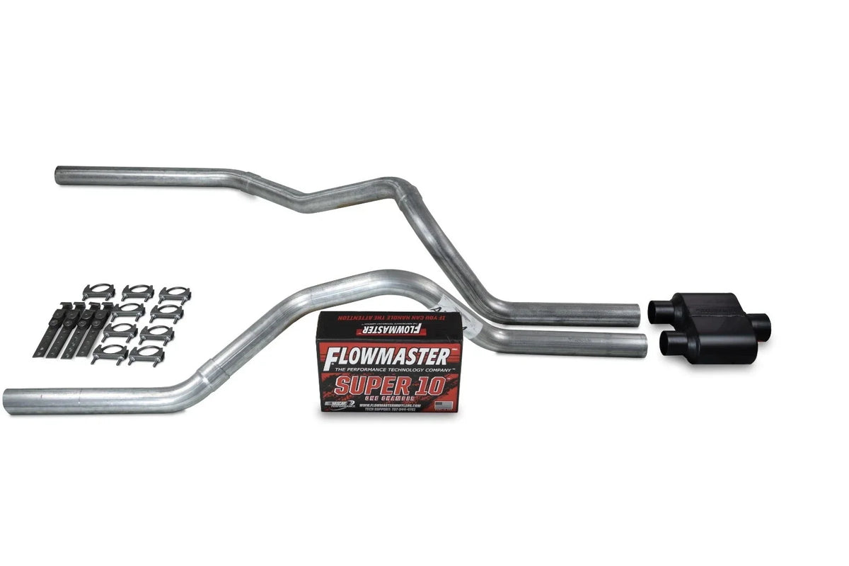 2.5" Dual Exhaust System for Chevy GMC 1500 Truck (1988-1995) Super 10
