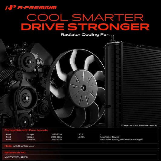 Cooling Fan Assembly for Ford Escape, Maverick (2023–2024) - MX6Z8C607B, RF858