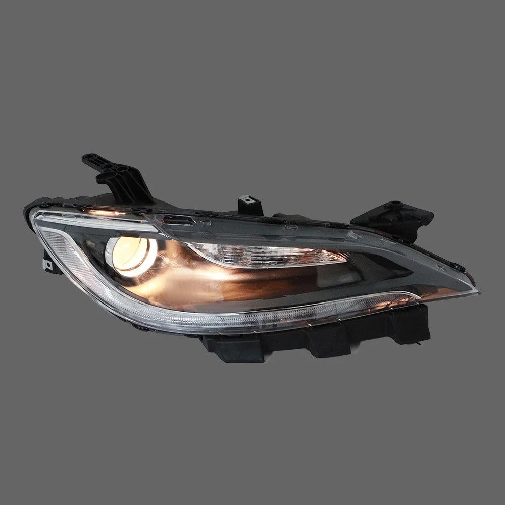 Passenger Side Headlight for Chrysler 200 (2016–2017) w/o LED DRL Halogen Clear