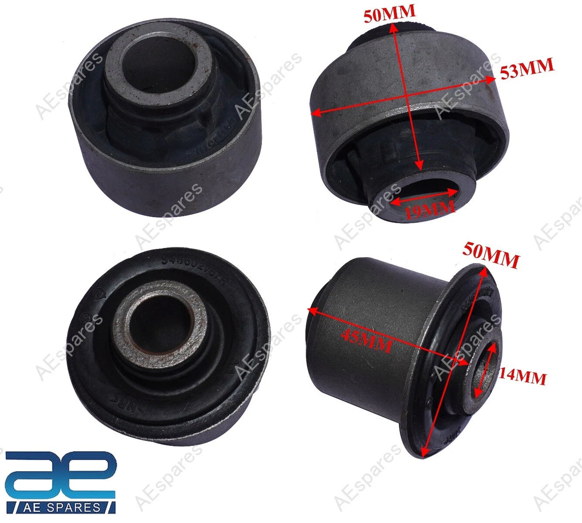 Front Suspension Bush Kit for Renault Triber (2019–2023)