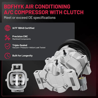 1.5L A/C Compressor for Toyota Echo (2000-2005) 884101A210