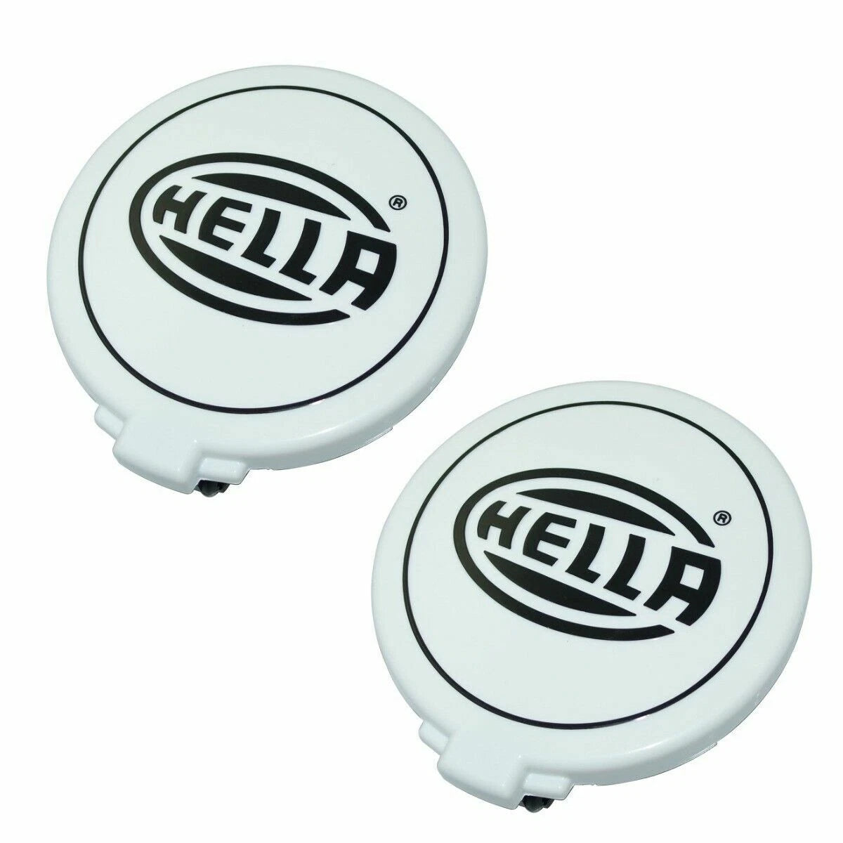 Pair Hella Comet 500 Driving Lamps for Universal Fit (Yellow Spot Light)