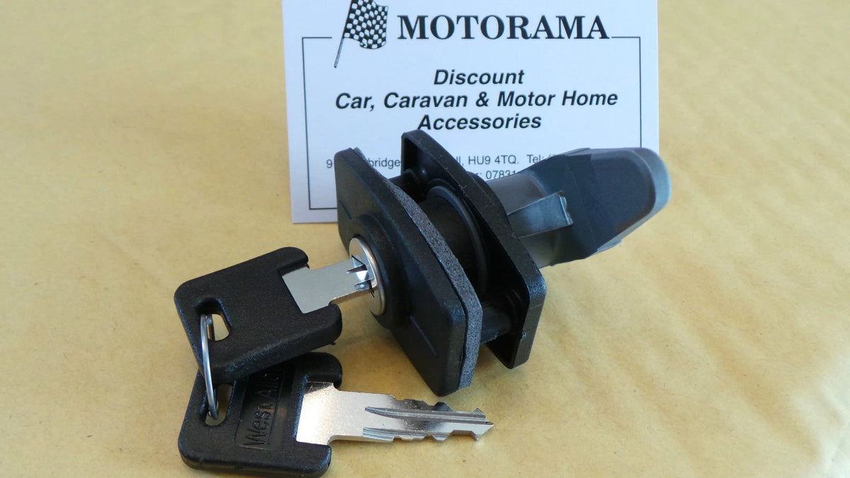 Lock & Barrel with 2 Keys for Caravan Motorhome A1055