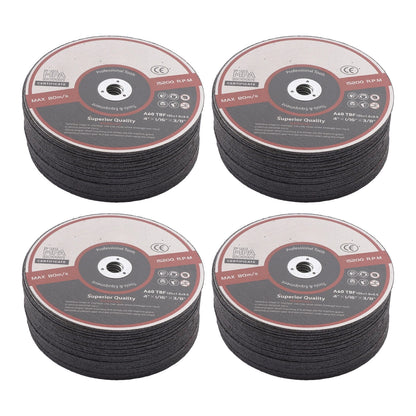 100 Pcs Cut Off Wheels for Die Grinders (4"x1/16"x3/8")