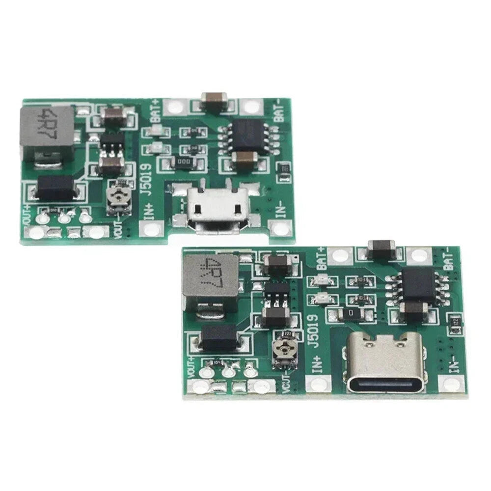 DC-DC Step Up Boost Module for 18650 Battery (3.7V to 9V, 2A) 10X