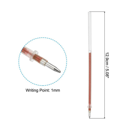 48 Pack Gel Pen Refills for (1mm Sparkle Metallic Ink)