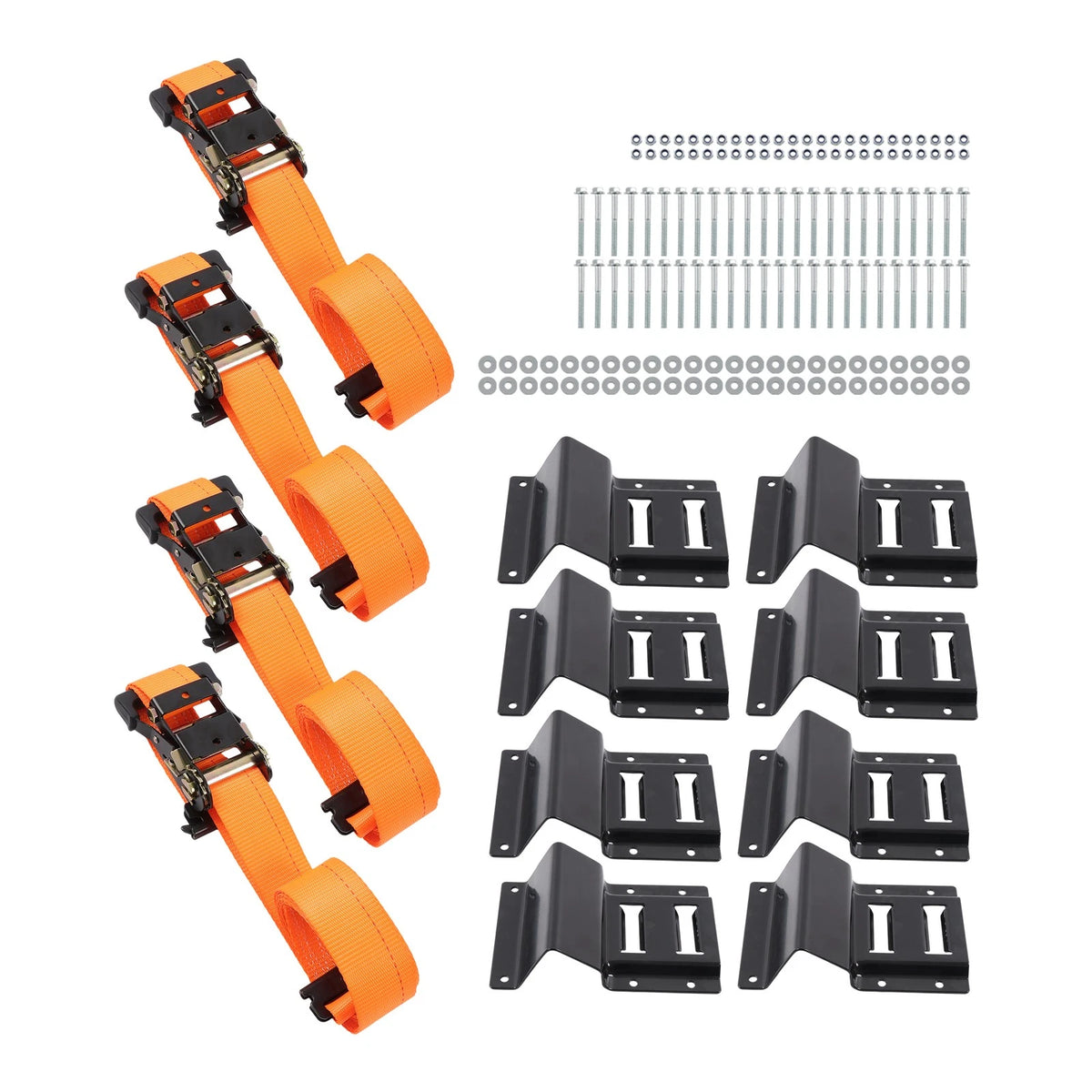 2X Wheel Chock Tie Down Kit for E Track - BCK41228K