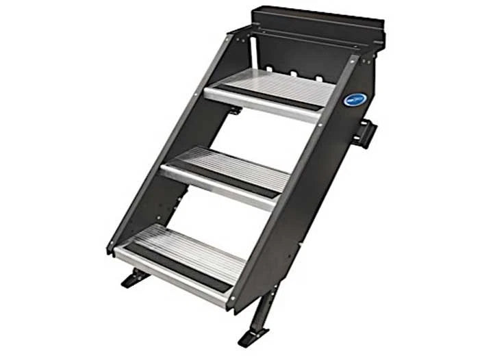 3-Step MORryde STP-207 StepAbove Entry Step for RV (26”-28” Doors)