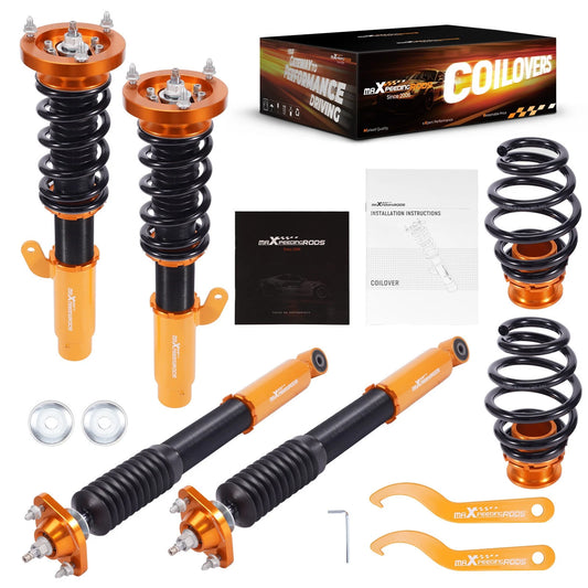 Coilovers 24 Way Damping Suspension Kit for BMW E46 3-Series (1998–2006) RWD
