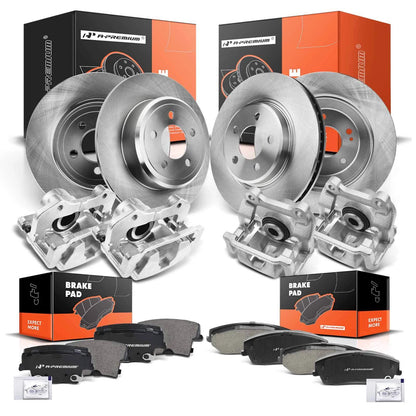 Set of 4 Disc Rotors & Brake Pads for Chrysler 300 (18B4971, 4779196AB)