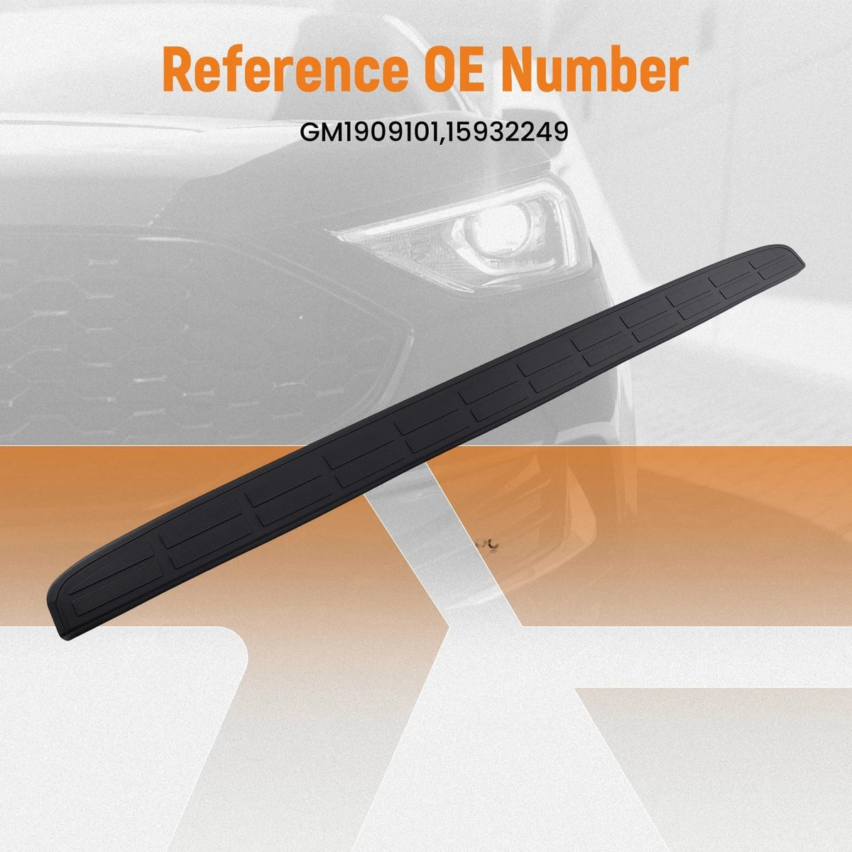 Tailgate Spoiler Cap Molding for Silverado/Sierra (1999–2007) WXoliu
