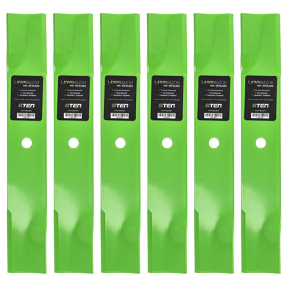 6-Pack LawnRAZOR Mower Blades for Schiller Plus 48 SD (48184, 482461, 482877, 71440002)