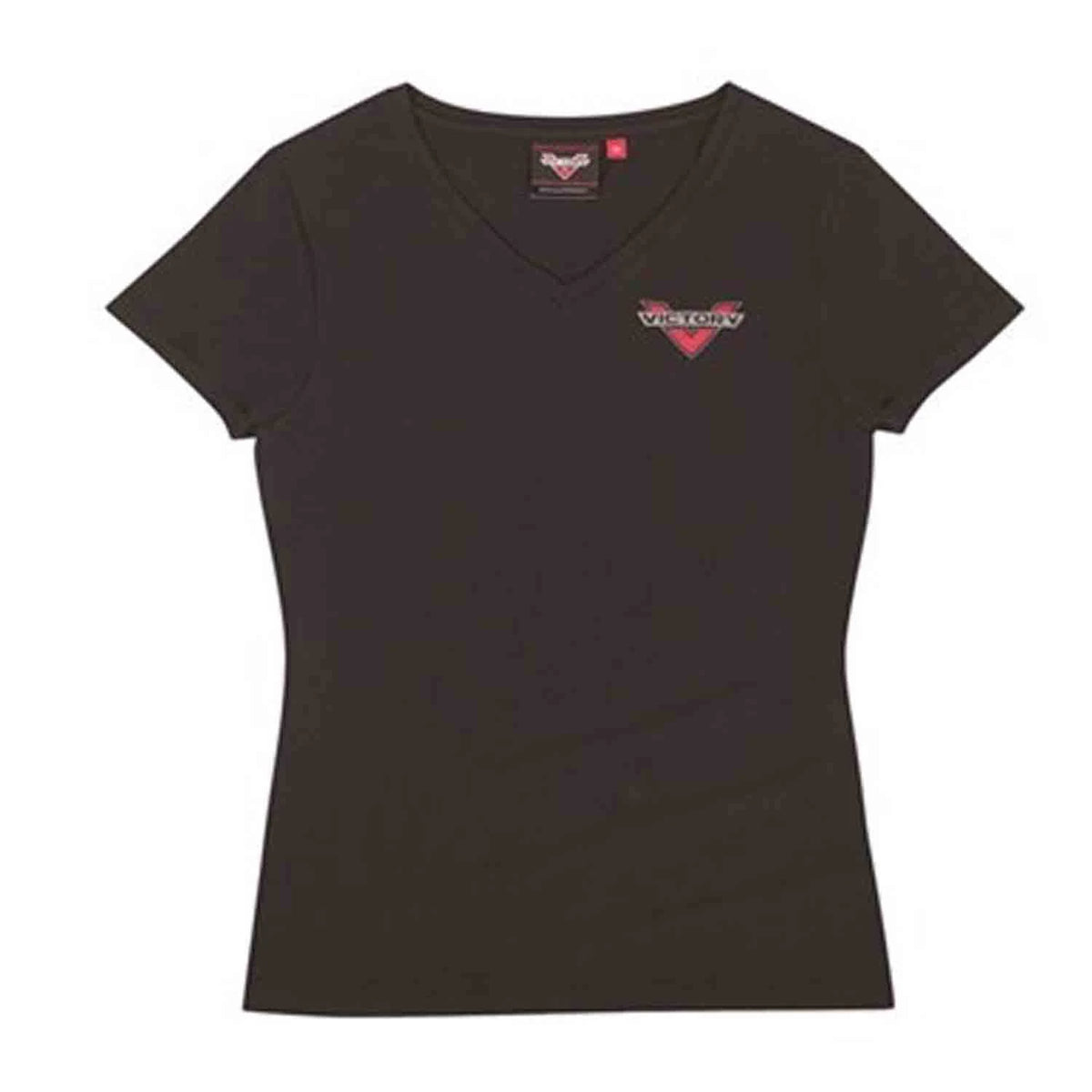 Women's Black Performance Logo T-Shirt for Victory Motorcycle (OEM, 286630703)