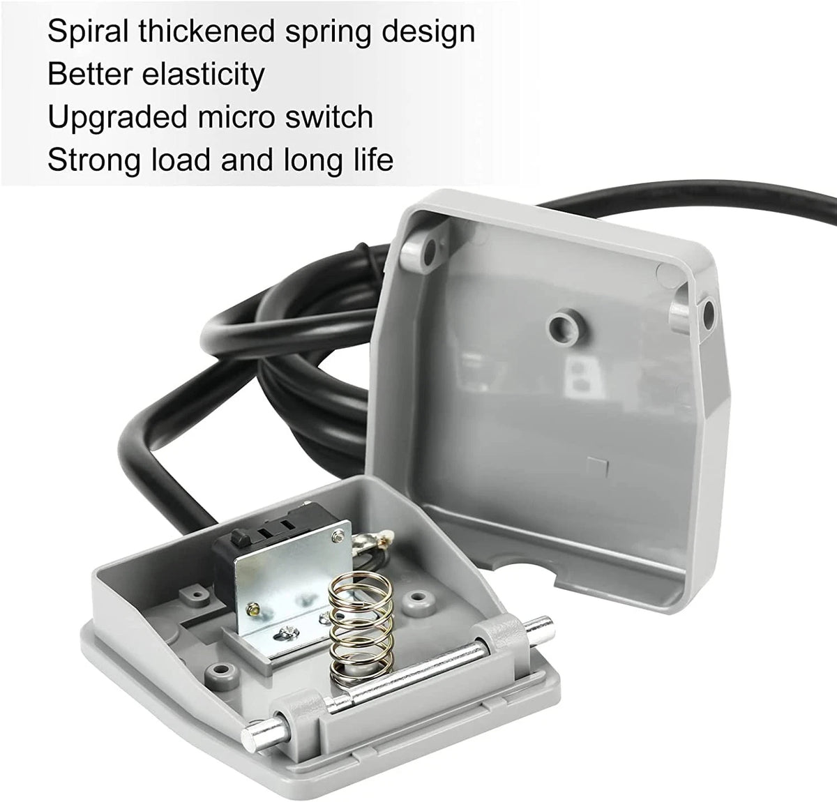 2X Momentary Foot Pedal Switch for AC Applications (110V, 5A)