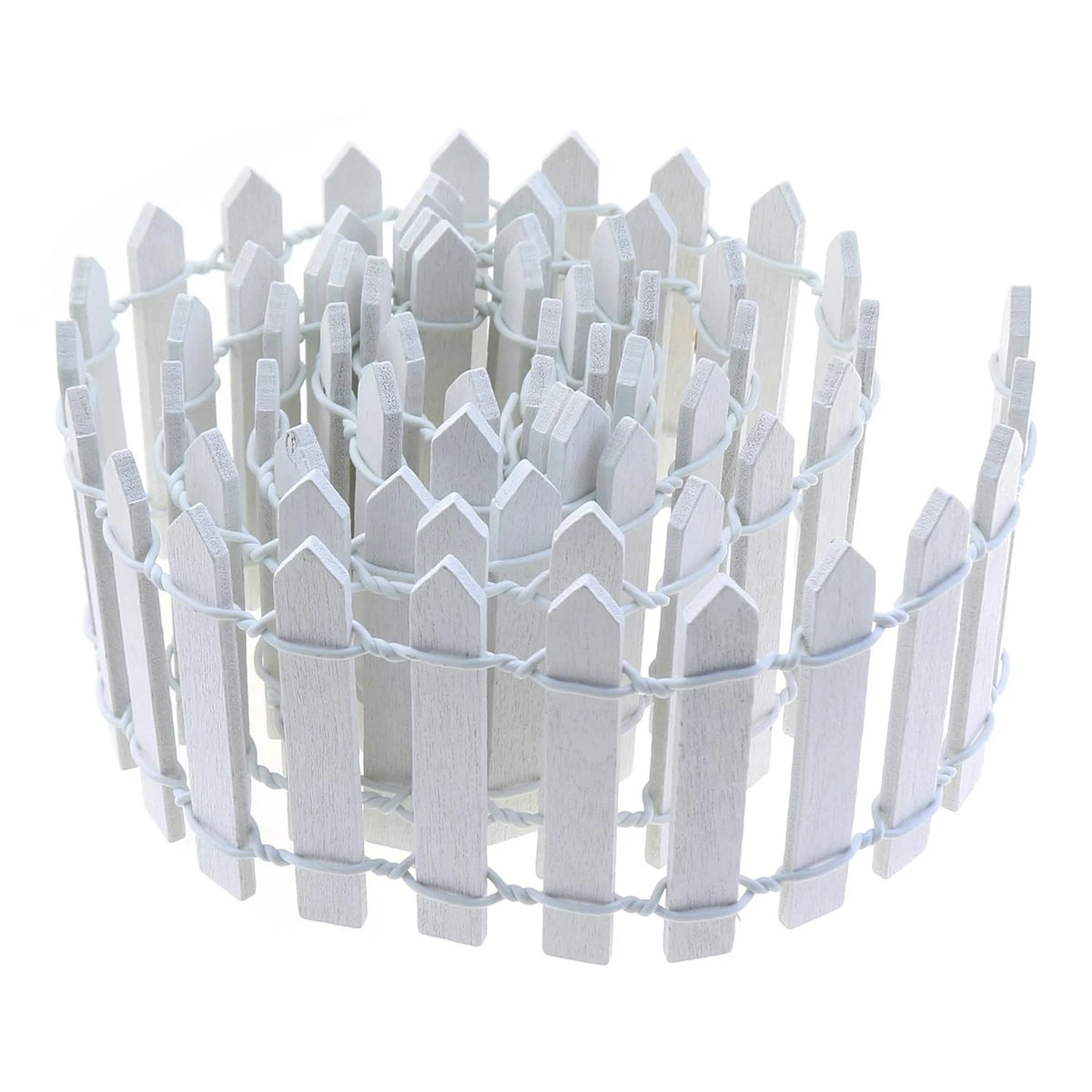35 Inch Mini Fairy Garden Fence for DIY Decorative Picket Fence