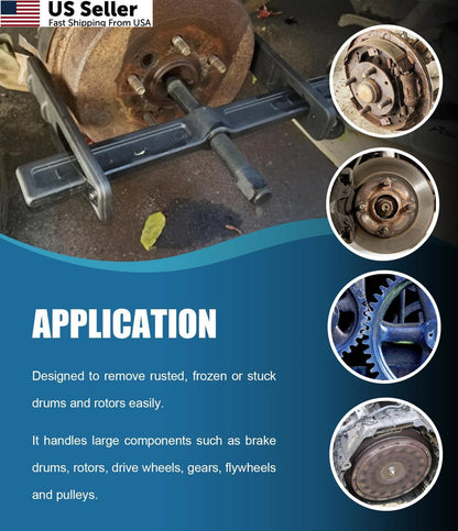 Drum and Rotor Puller for Brake Hub Removal