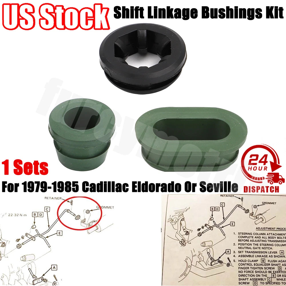 Shift Linkage Bushings Kit for Cadillac Eldorado/Seville (1979–1985)