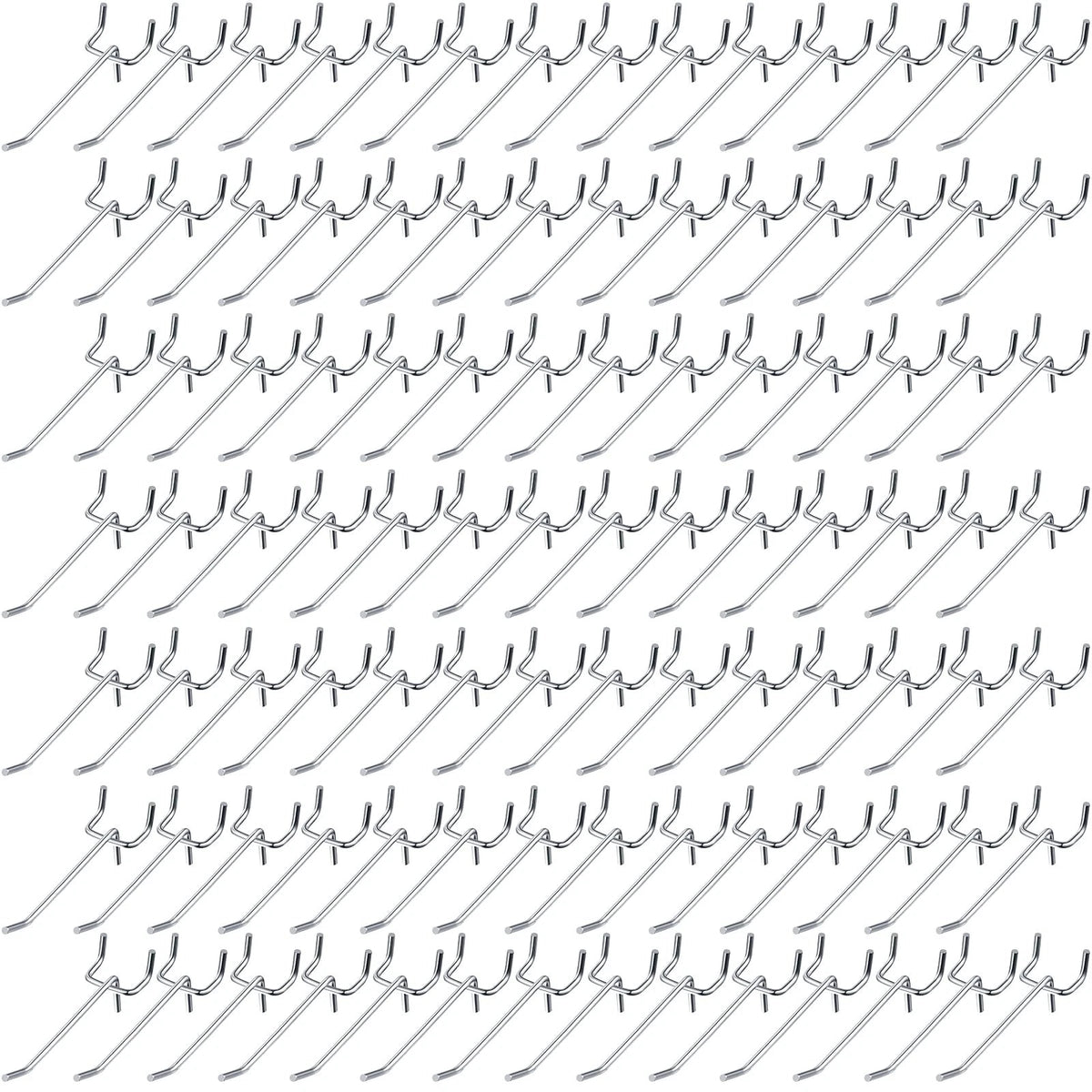 100 Pack Pegboard Hooks for Shelving Display