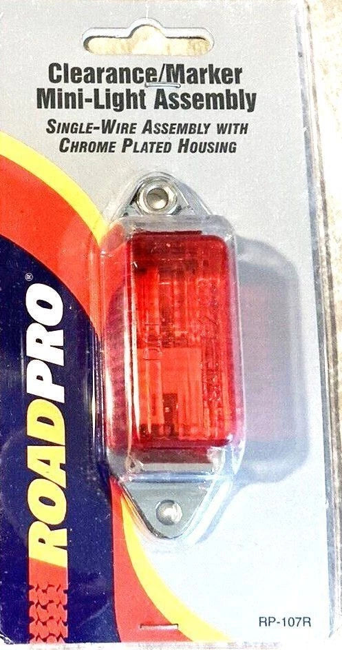 Clearance Marker Mini Light Red Rectangular for (RP-107R)