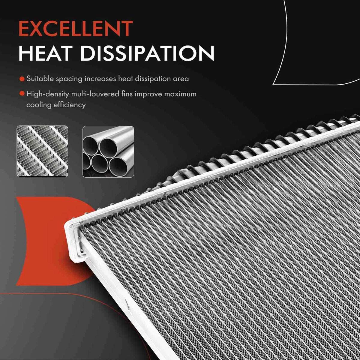A-Premium Radiator with Transmission Oil Cooler for Lexus RX350 RX450h (2016–2020) 164000P510, 13596