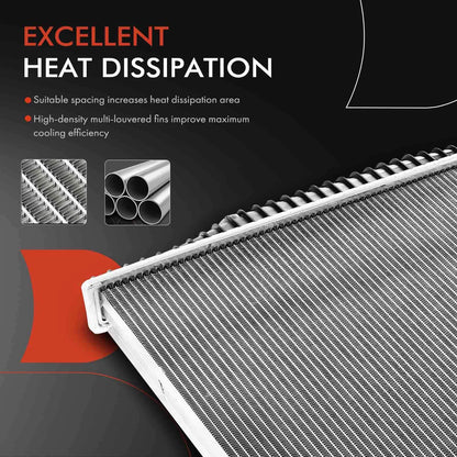 A-Premium Radiator with Transmission Oil Cooler for Lexus RX350 RX450h (2016–2020) 164000P510, 13596