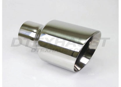 9" Chrome Polished Double Wall Exhaust Tip for (DT-25113E)