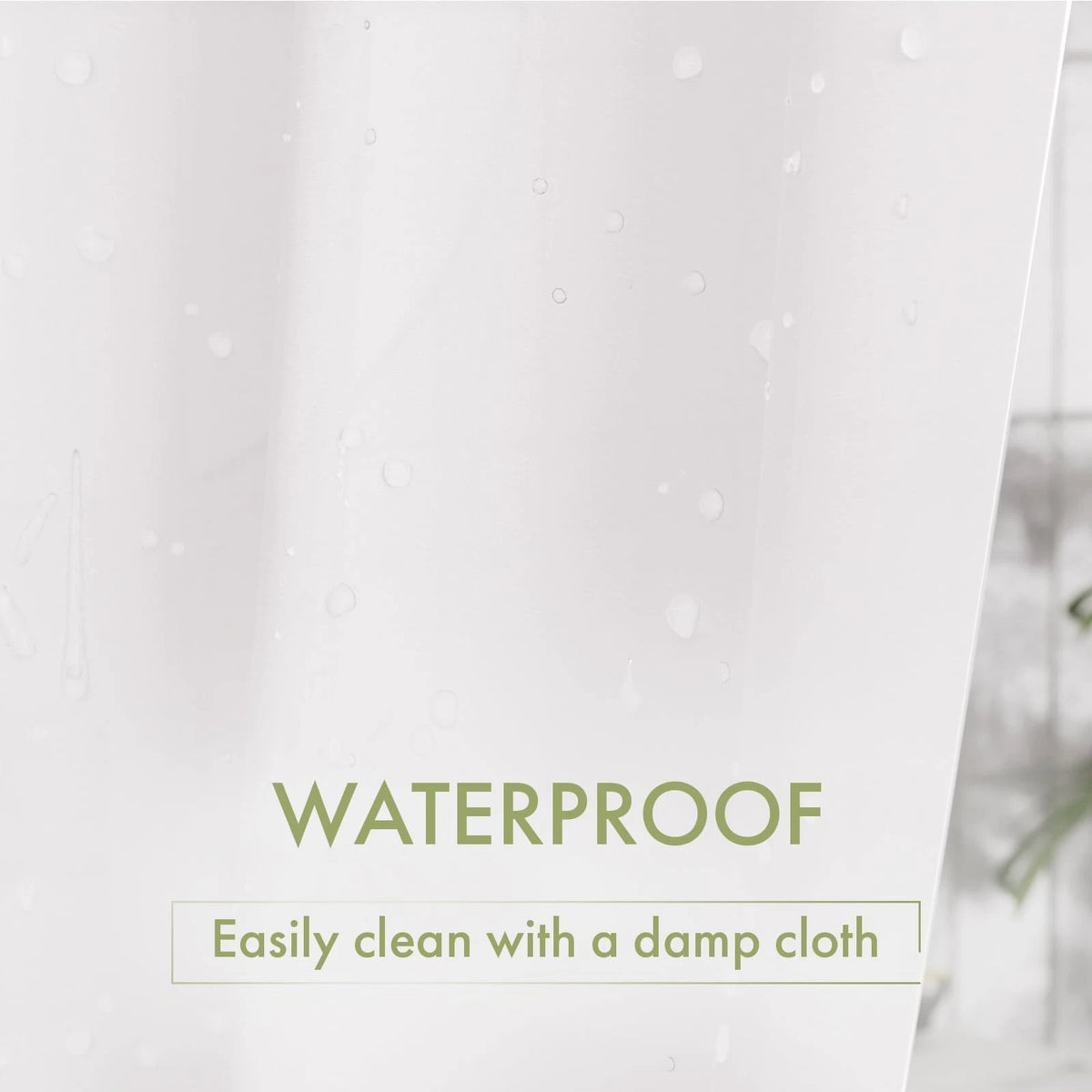 Extra Long Shower Curtain Liner for (72"W x 84"L)