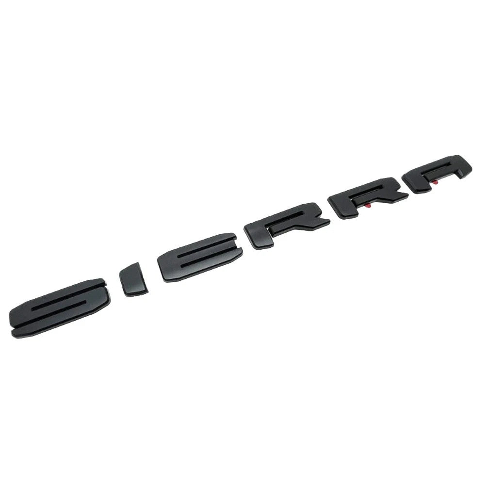 Gloss Black Letter Overlay Rear Emblem for Sierra 1500 2500HD 3500HD (2019–2025)