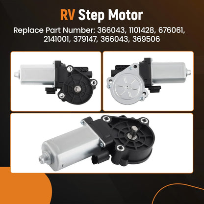 Electric Steps Gear Box Linkage with Motor for Kwikee RV