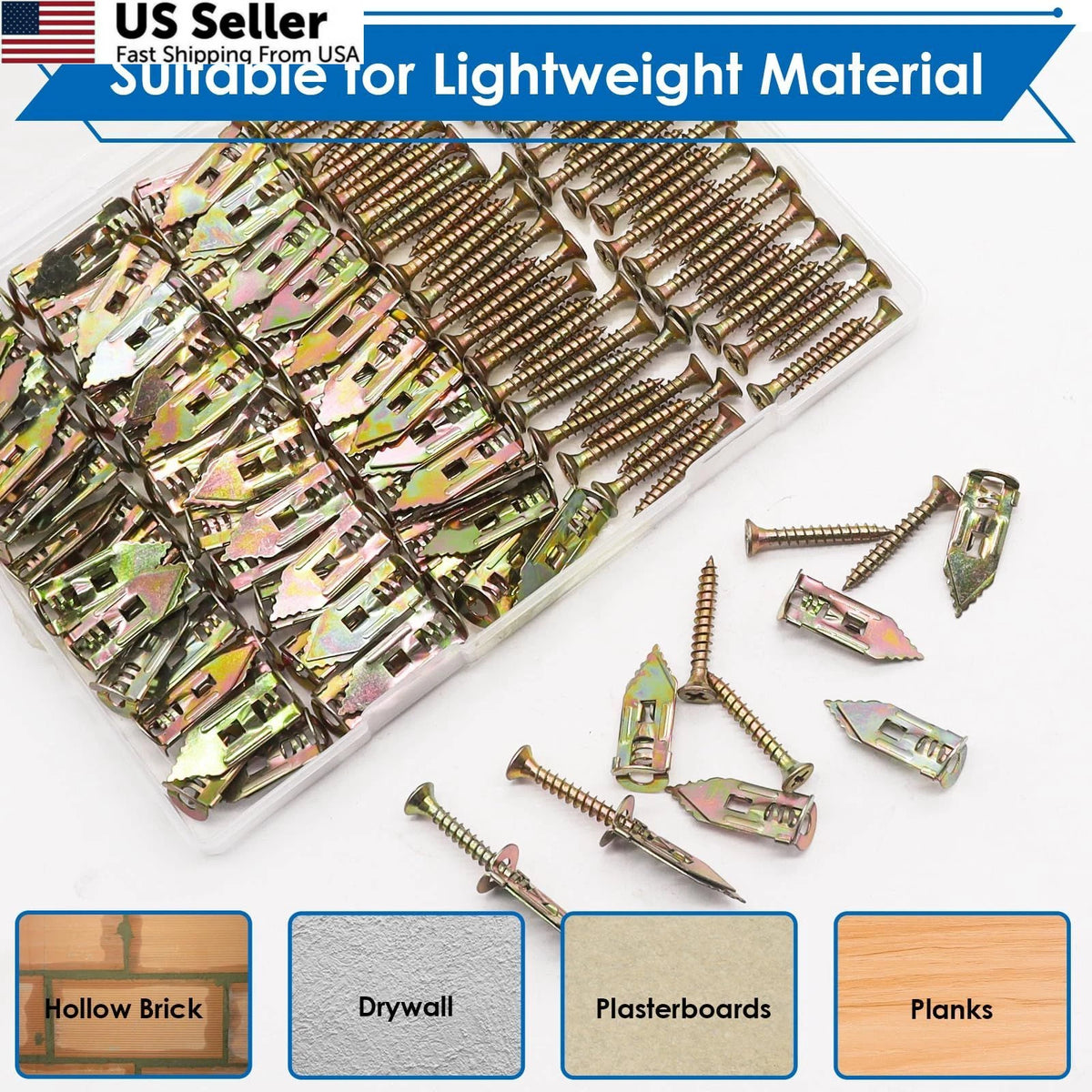 160Pcs Self Drilling Drywall Screws for Various Applications