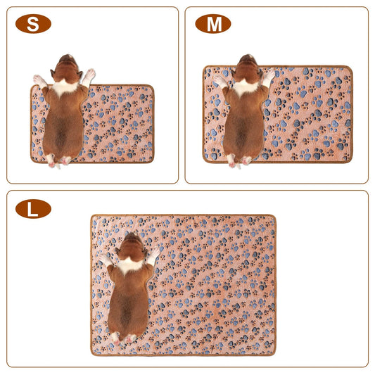 1 Pack Super Soft Fluffy Fleece Pet Blanket for Dogs and Cats