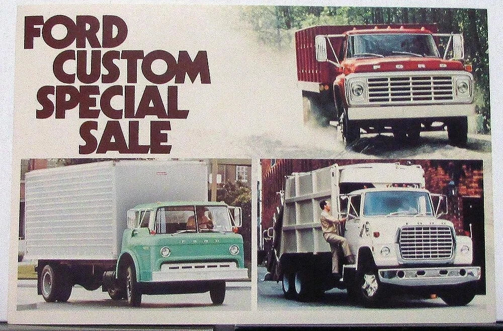Set of 2 Post Cards for Ford Truck F-Series (1970s)