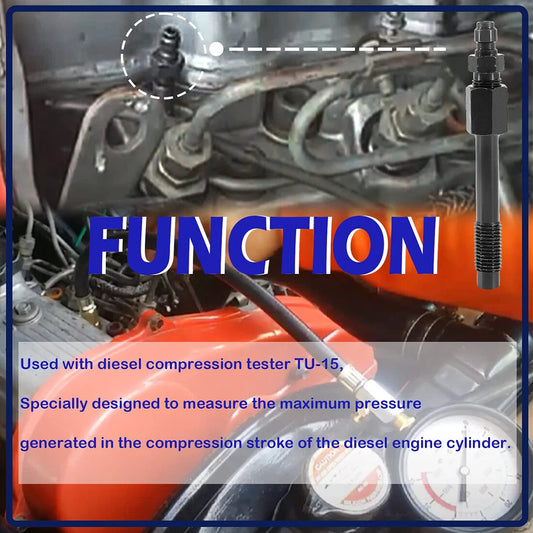 Compression Test Adapter for Duramax 6.6L Turbo Diesel (LNG-TU-15-38)