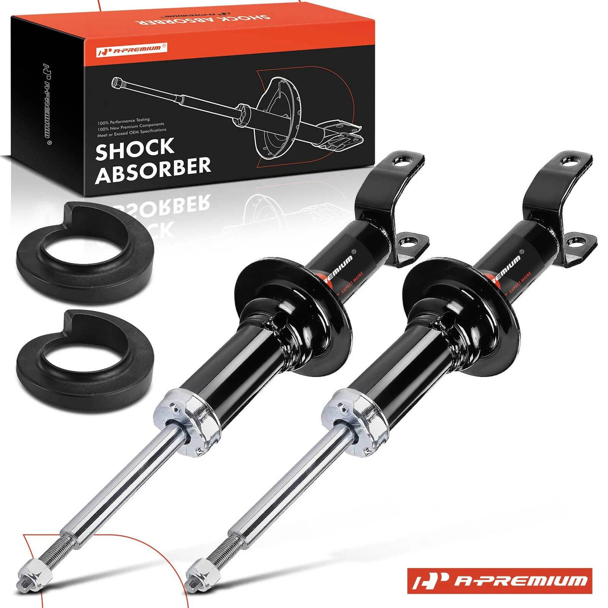 Front Shock Struts for Dodge Dakota (2010–2011) 340089, 72517