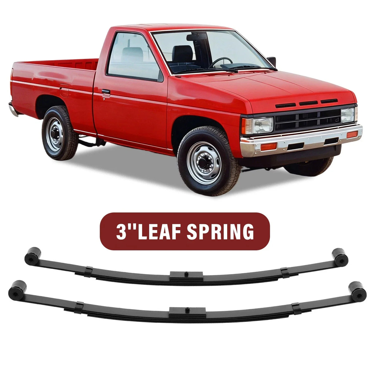 Lowering Leaf Spring Set 3" w/ Bushing for D21 Nissan 720 1983-1997