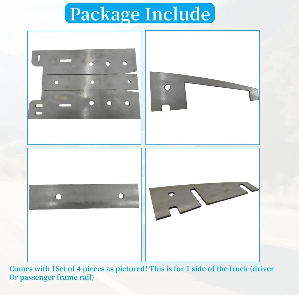 Middle Frame Rail Rust Repair for Dodge Ram 2500 3500 (2003–2018)