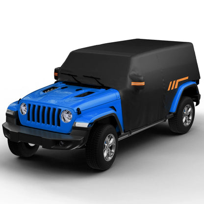 Waterproof 4-Door Cab Cover for Wrangler JK JL Unlimited (2007–2026)