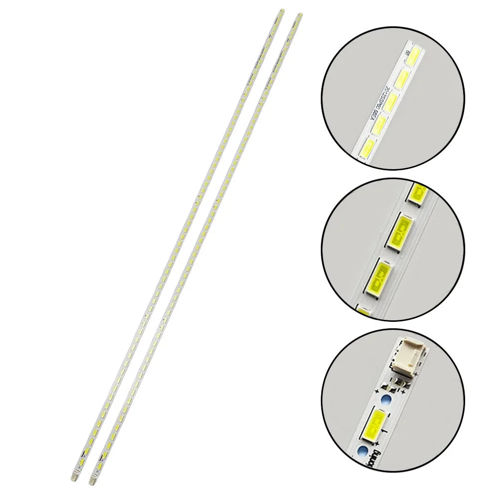 2X 68LED 676mm LED Strip for Sharp/Vizio E601I-A3 (2013–2014) 5286ZZ/5287ZZ